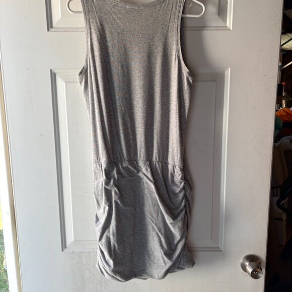 cabi Heather Gray Ruched Casual Dress Size S - Picture 2 of 3